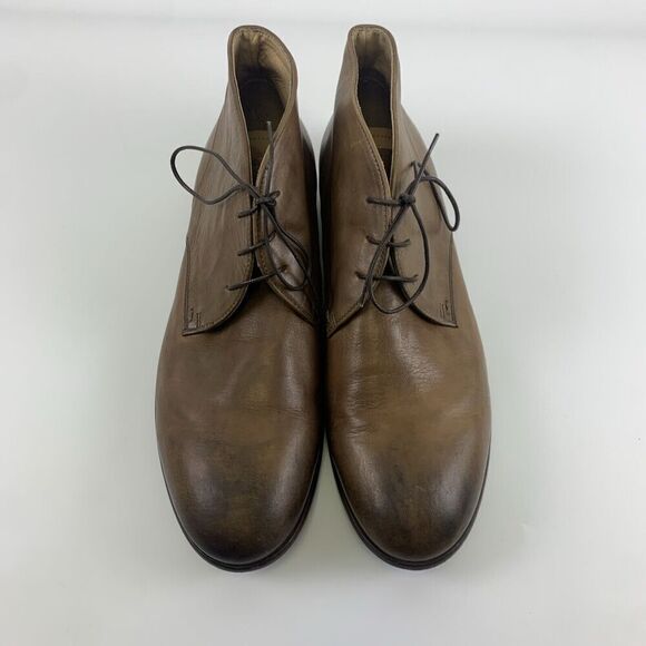 BOGO ECCO Calverton Chukka Boot Brown Soft Leather Ankle Lace Up Mens 45 11-11.5 main image 6